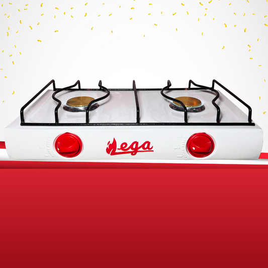 Cocina 2 hornillas pintada Quemador Bronce