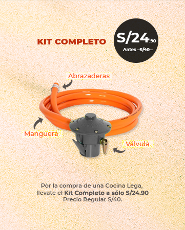 REGULADOR DE GAS - KIT COMPLETO