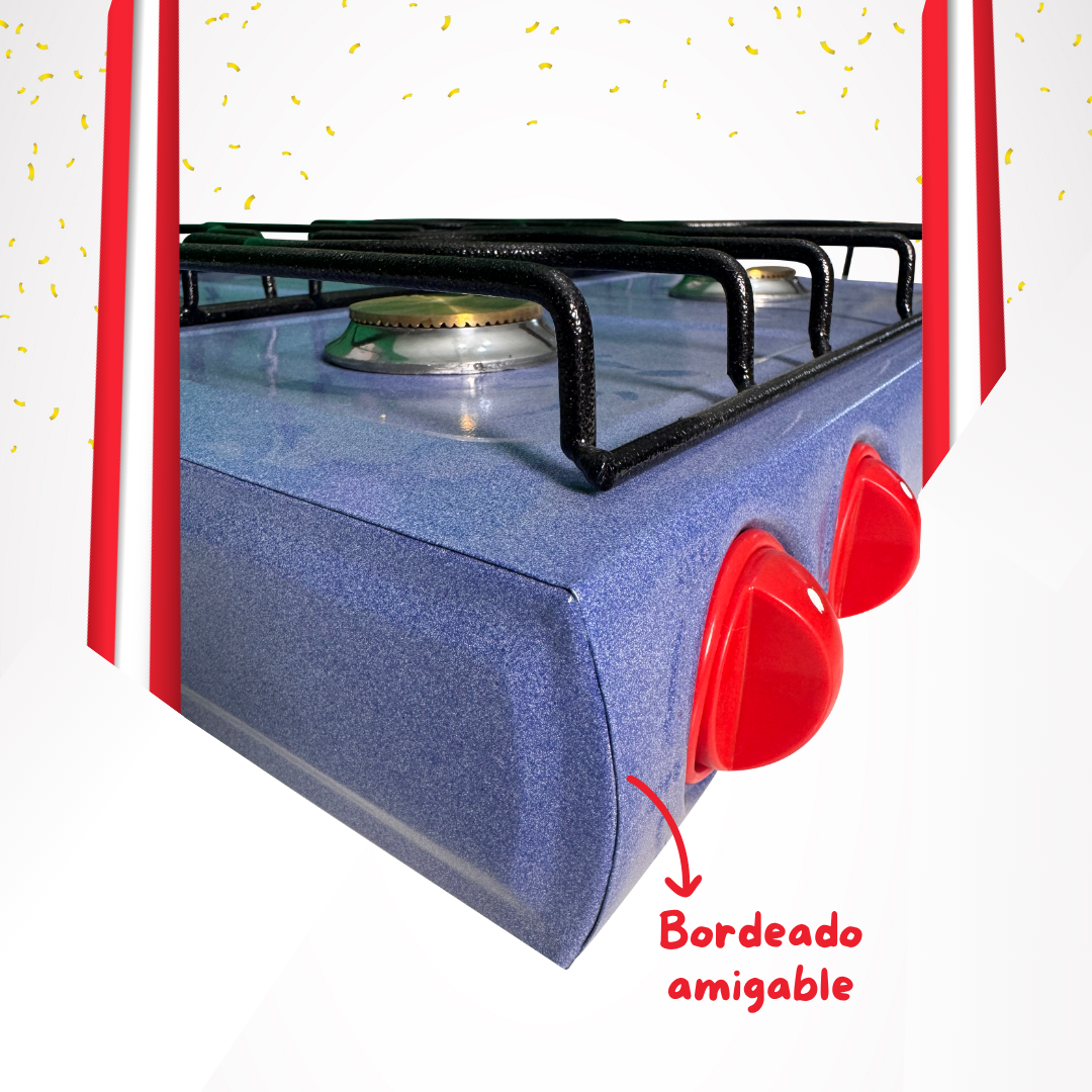 ¡𝗖𝗬𝗕𝗘𝗥 𝗝𝗨𝗟𝗜𝗢! Cocina 4 hornillas pintada
