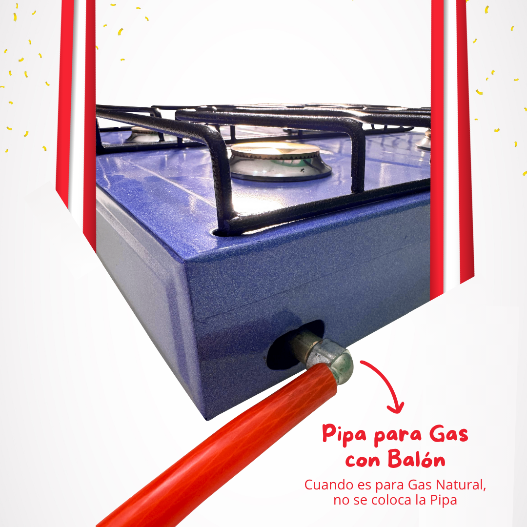 ¡𝗖𝗬𝗕𝗘𝗥 𝗝𝗨𝗟𝗜𝗢! Cocina 4 hornillas pintada