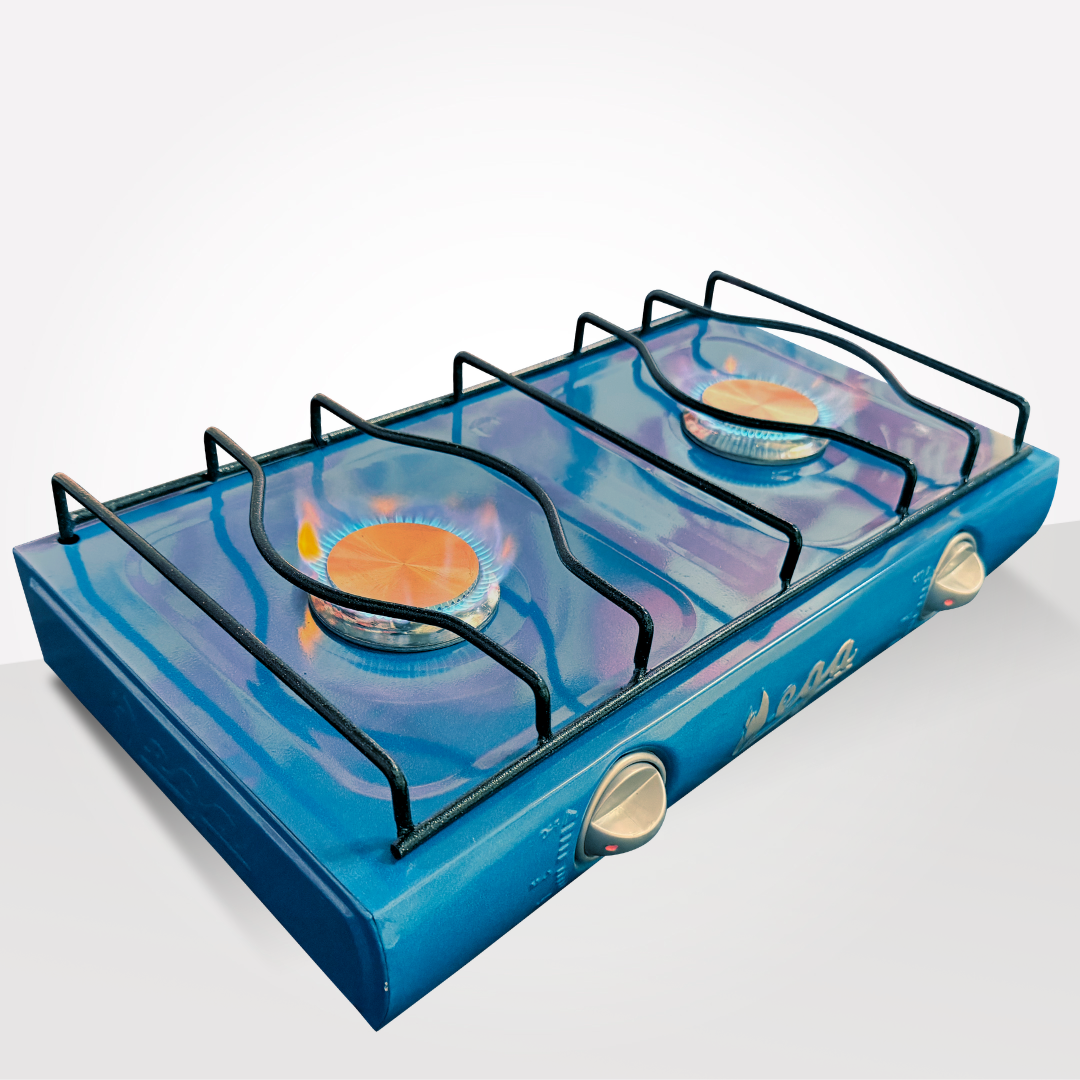 Cocina 2 Hornillas Color Azul