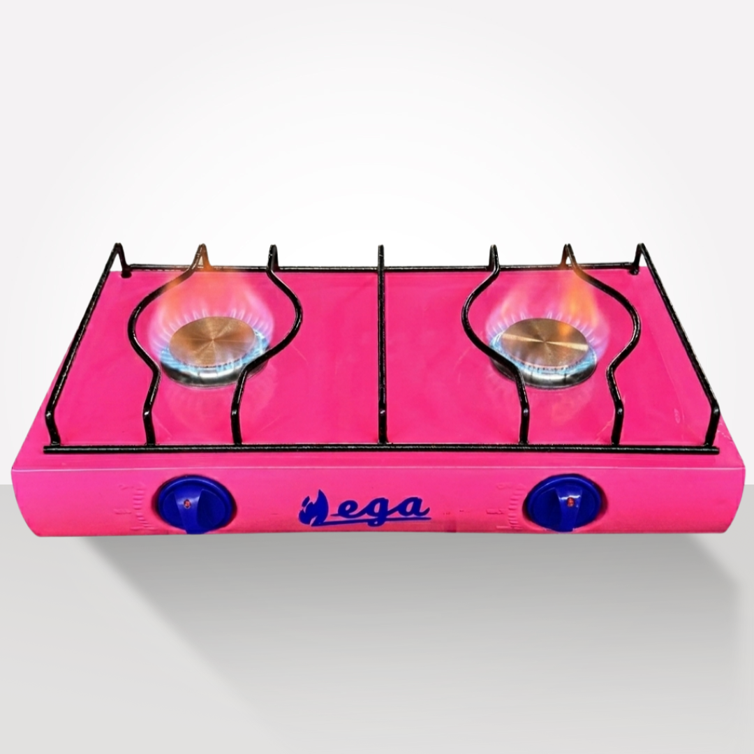 Cocina 2 Hornillas Color Barbie