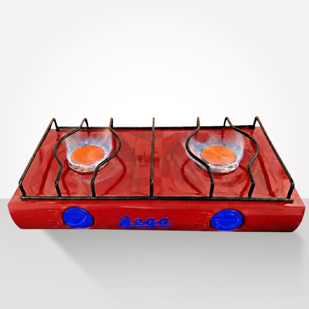 Cocina 2 Hornillas Color Rojo