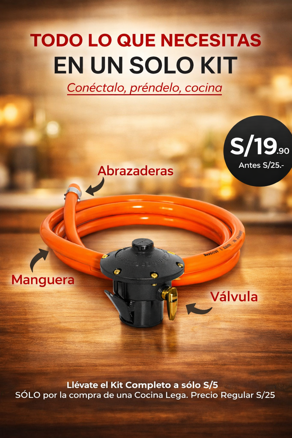 Cocina 2 hornillas de Acero Inoxidable